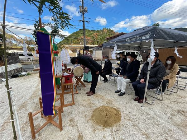 山口県岩国市で玉串奉納をしました。