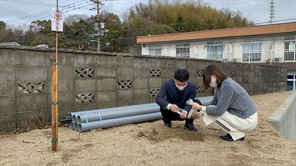 周南市の注文住宅の地鎮祭