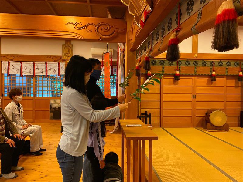 山口県岩国市の白山神社で地鎮祭をおこないました。