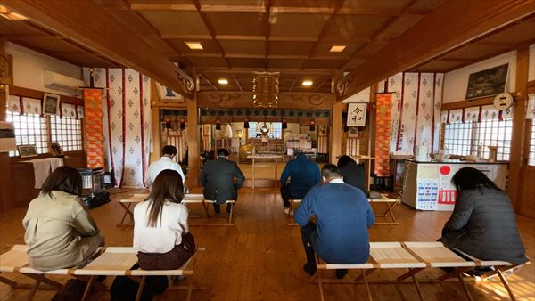 山口県岩国市の白山神社で地鎮祭をおこないました。