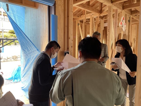山口県岩国市で注文住宅の電気工事の打ち合わせをしました。