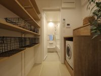 山口ビルダーズタウン【五郷の杜】新築分譲住宅「トキヲミルヒカリ」　脱衣所