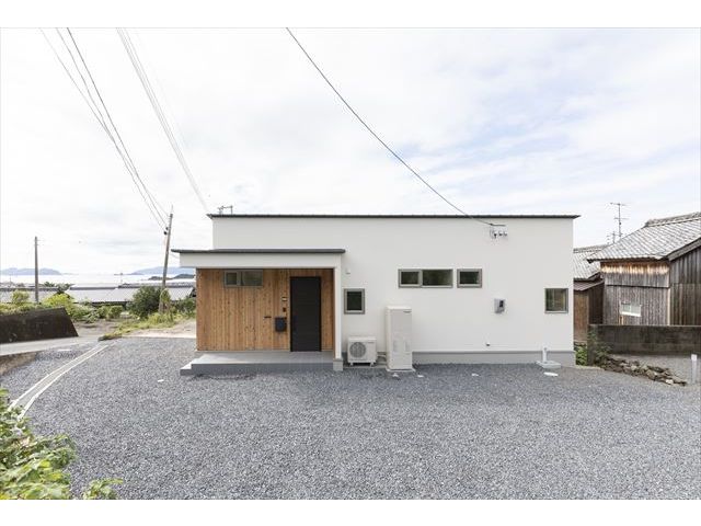 山口県 光市　新築注文住宅『ナナメの視界を生かし海を望む棲まい』