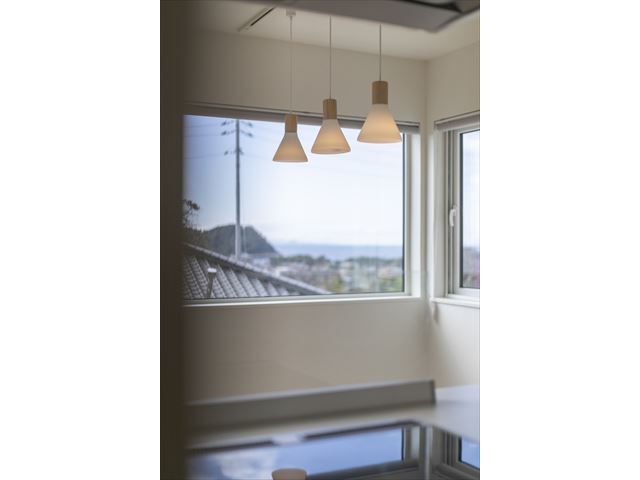 山口県 光市　新築注文住宅『ナナメの視界を生かし海を望む棲まい』